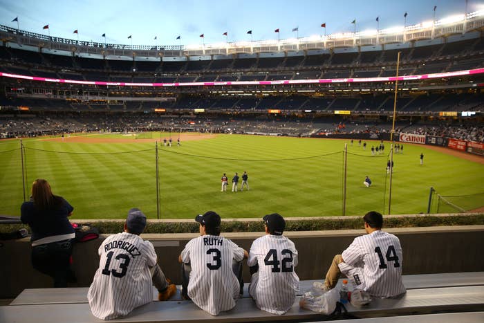 Yankees Fans Jersys Yankee Stadium 2015