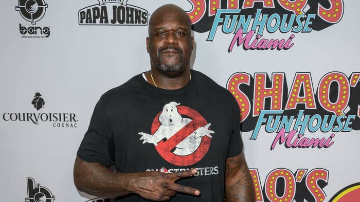 Shaquille O&#x27;neal arrives at Shaq&#x27;s Fun House at Mana Wynwood Convention Center