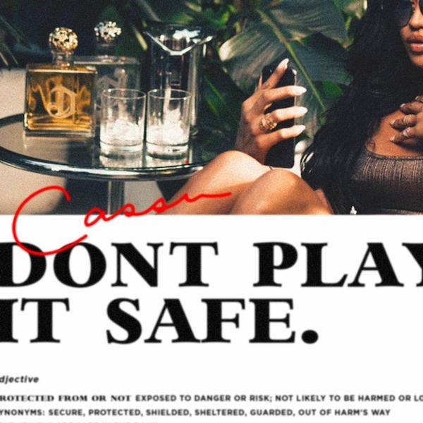 Cassie &quot;Don&#x27;t Play It Safe&quot; album cover.