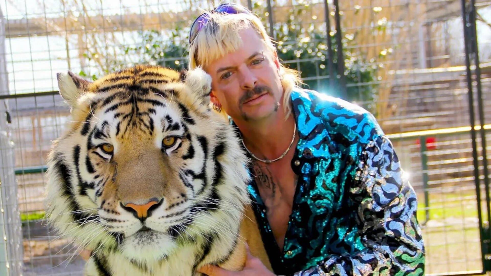 Joe Exotic on set of Netflix's 'Tiger King'