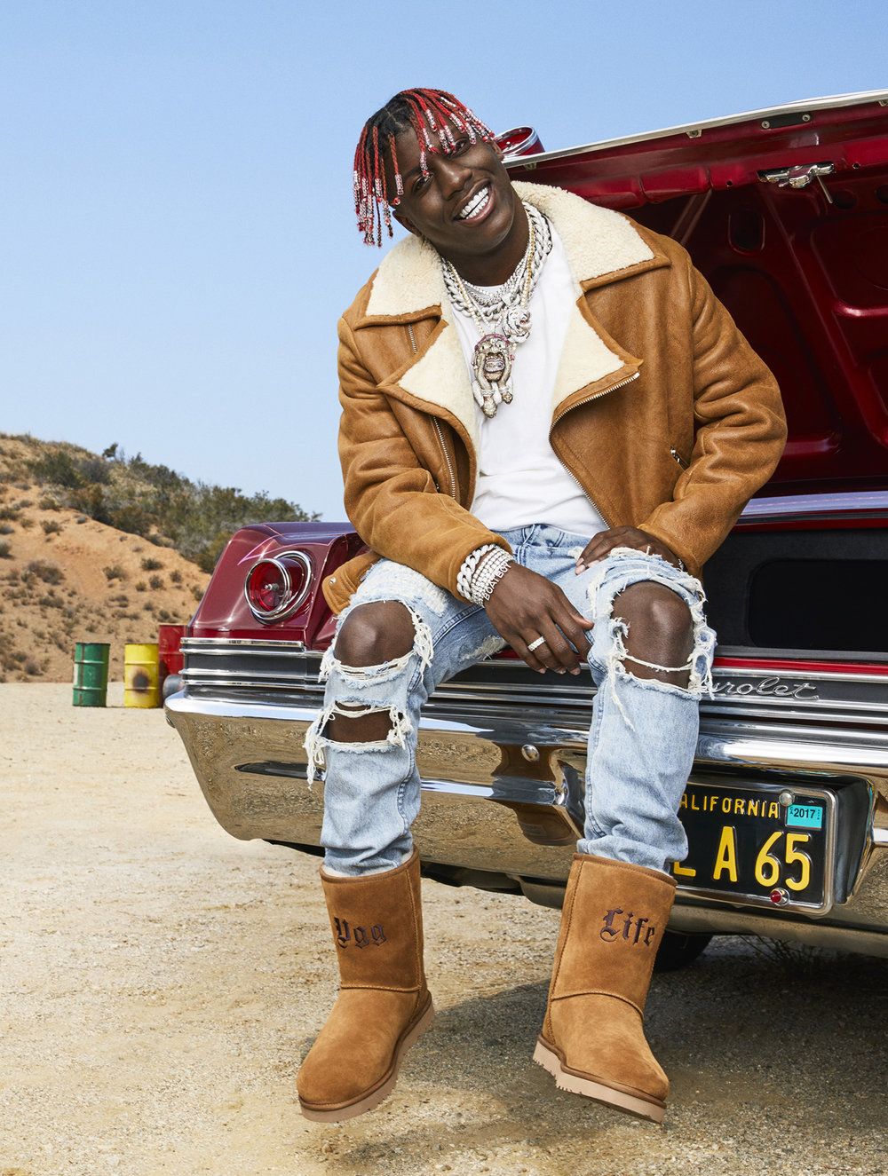 Lil Yachty for Jeremy Scott Ugg Boots Campaign