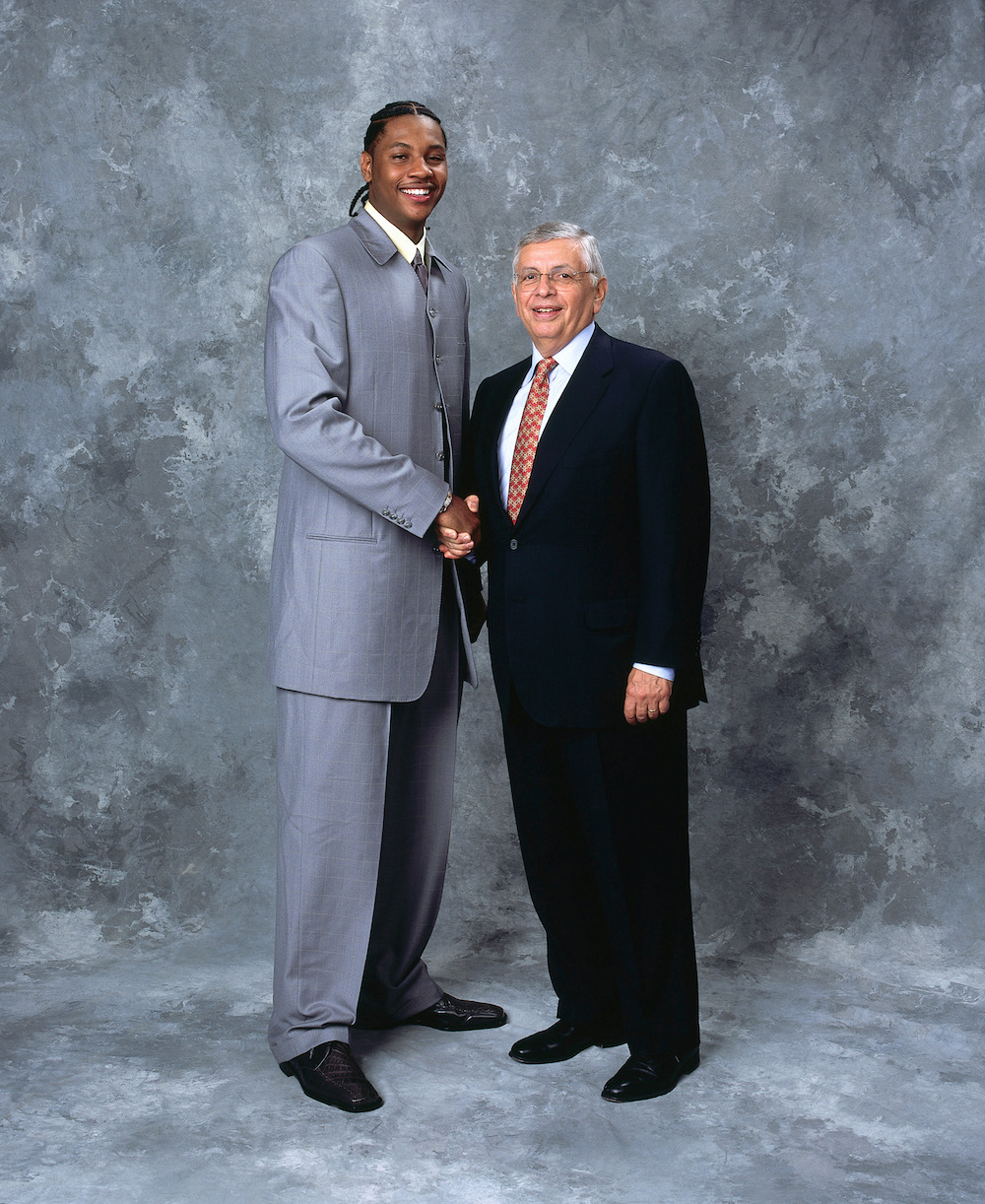 Carmelo Anthony NBA Draft Day