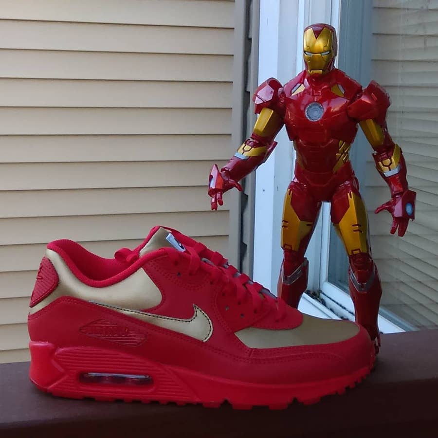 Iron Man Air Force 1 Custom in 2023  Custom nike shoes, Nike fashion  shoes, Custom shoes