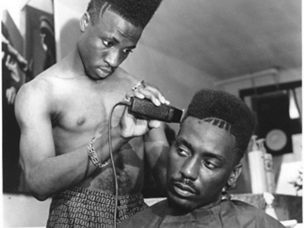 80s high top fade barbershop