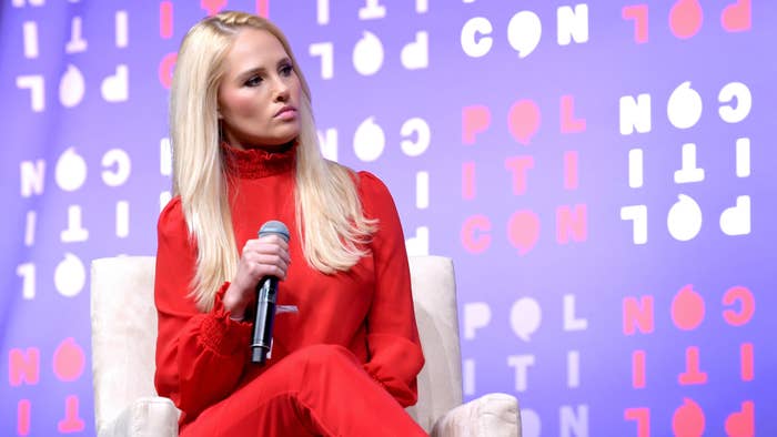 Tomi Lahren speaks onstage during the 2019 Politicon.