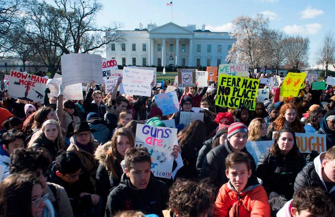 Nationwide walkout guns