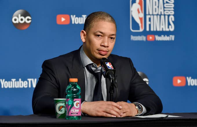 Tyronn Lue after Game 4 of the 2018 NBA finals