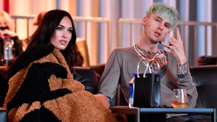Megan Fox and Machine Gun Kelly are pictured together