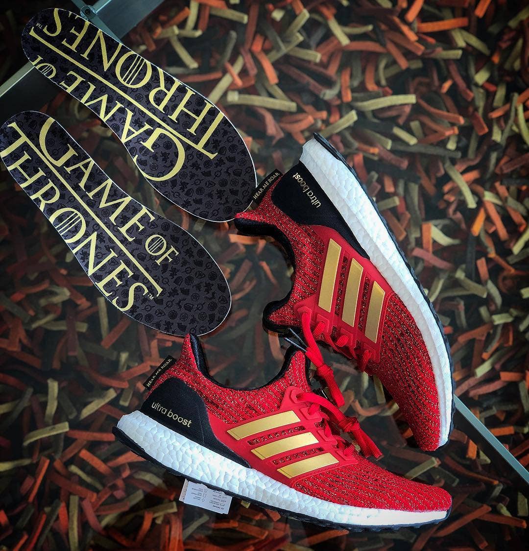 Game of Thrones x Adidas Ultra boost Lannister Release Date