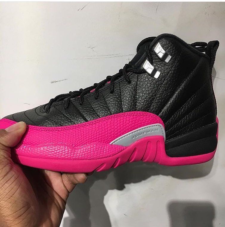 Air Jordan 12 XII Black Pink Release Date 510815 026