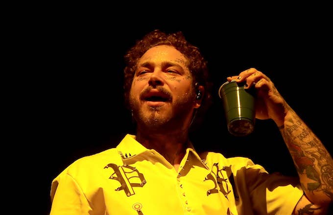 Post Malone performs in concert at Atlantic City Boardwalk Hall.