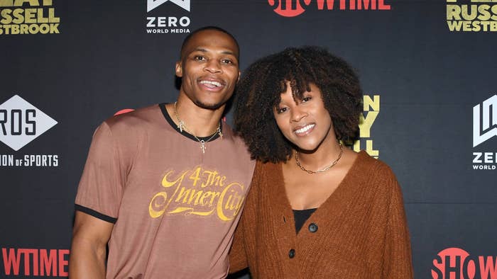 Russell Westbrook and Nina Earl attend &quot;Passion Play: Russell Westbrook&quot;