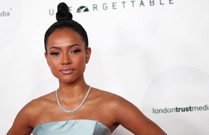 Karrueche Tran attends the 16th Annual Unforgettable Gala at The Beverly Hilton Hotel.