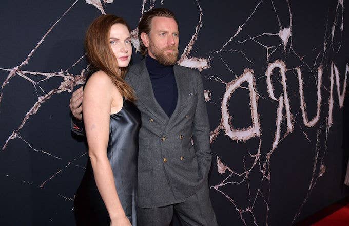 Rebecca Ferguson and Ewan McGregor attend the premiere of &quot;Doctor Sleep.&quot;
