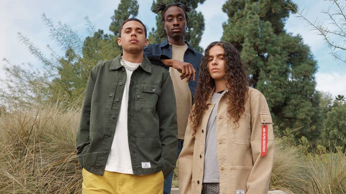 070 Shake and the 070 crew for Alpha Industries&#x27; SS22 campaign