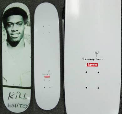 A SET OF THREE CEASE & DESIST LOUIS VUITTON SKATEBOARDS, SUPREME