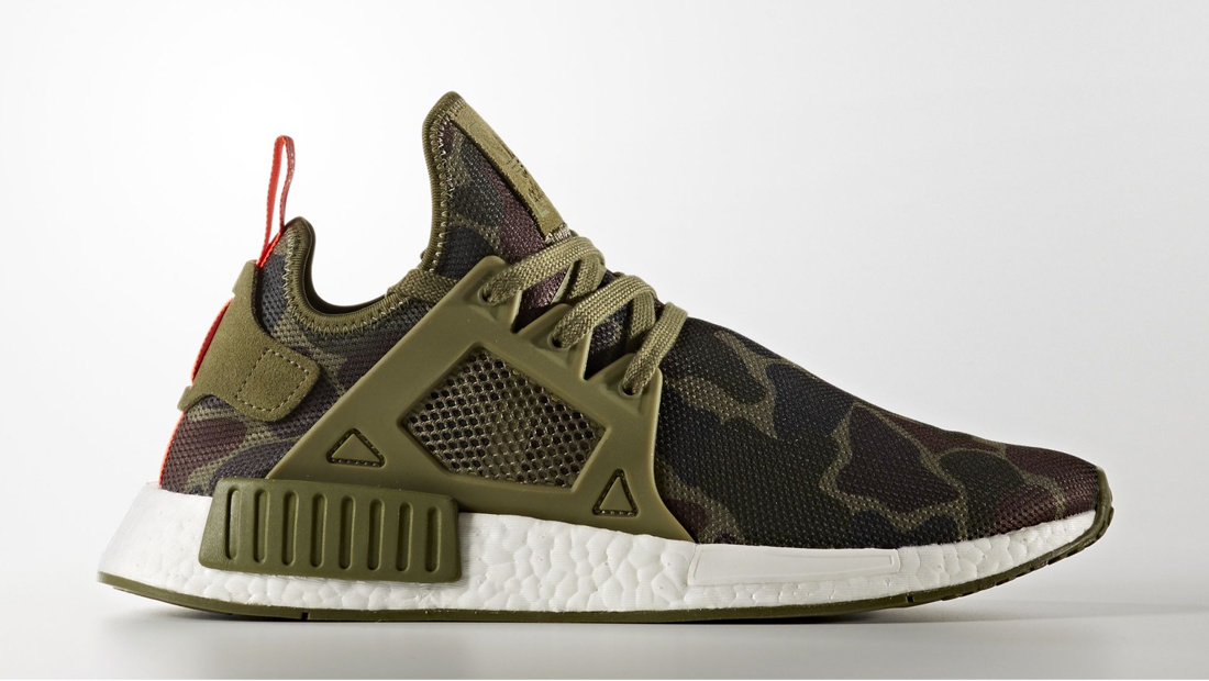 Adidas olive shop camo nmd