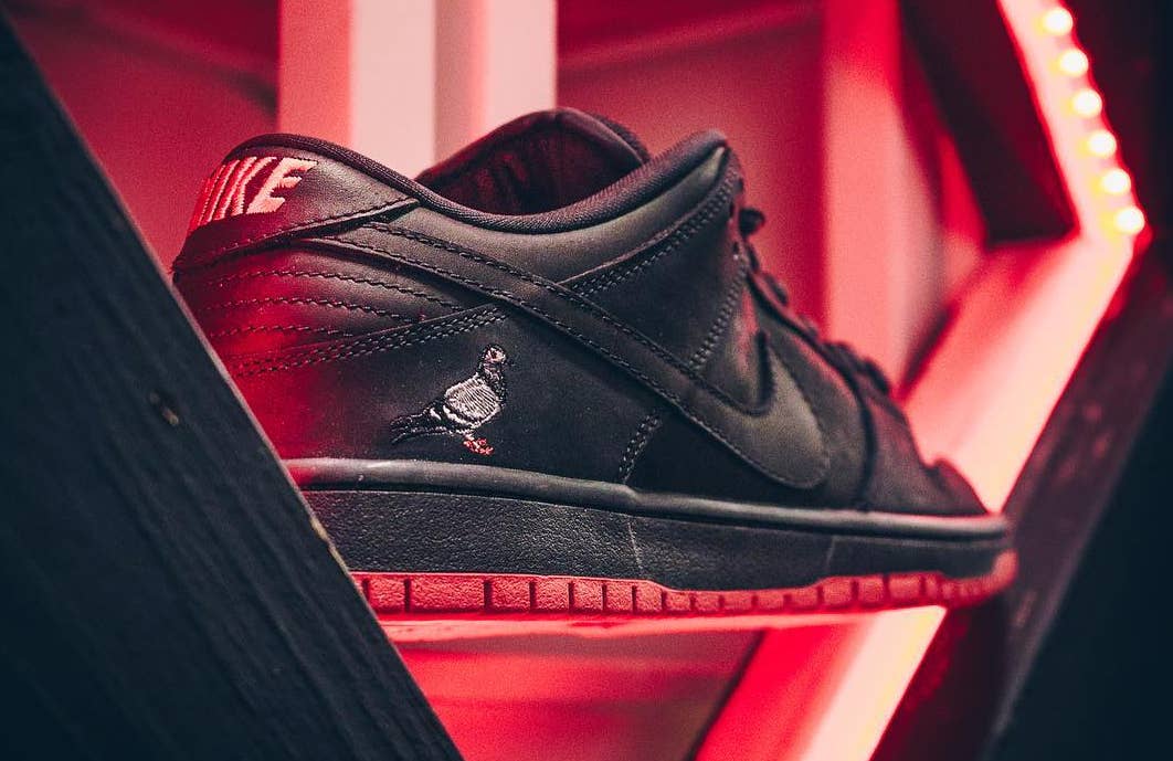 Black Pigeon' Nike SB Dunks Releasing via Augmented Reality | Complex