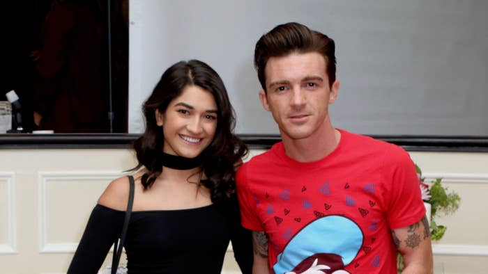 Actress/model Janet Von Schmeling (L) and actor Drake Bell