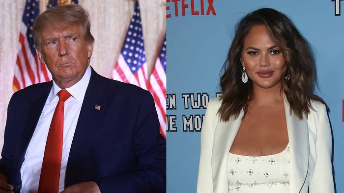 Donald Trump and Chrissy Teigen Twitter Dispute