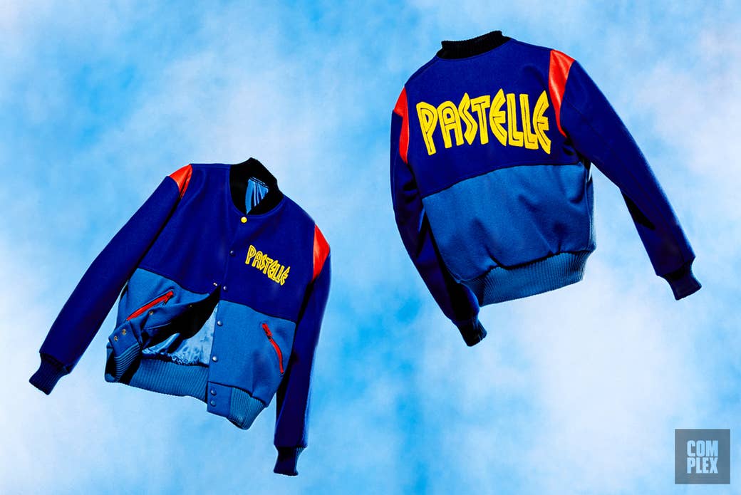 Pastelle varsity jacket