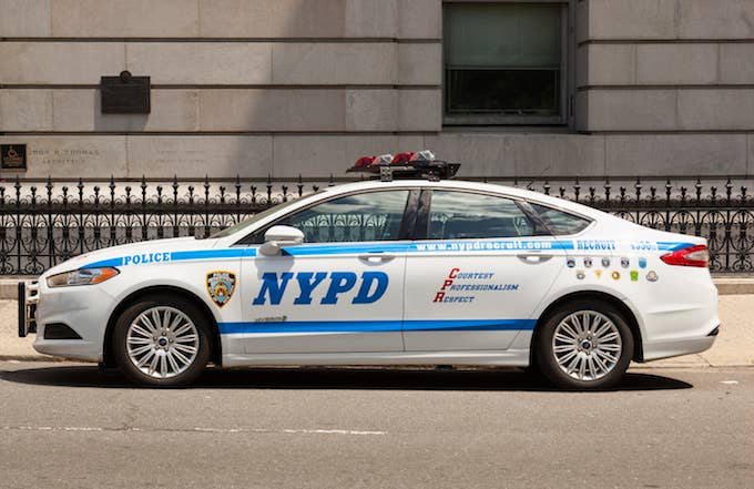 New York Police Department car
