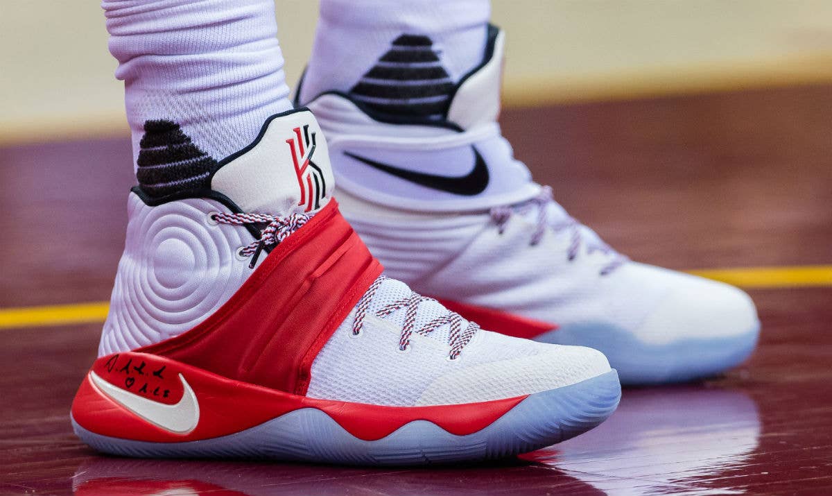 SoleWatch Kyrie Irving Plays in a "Mismatch" Nike Kyrie 2 PE Complex