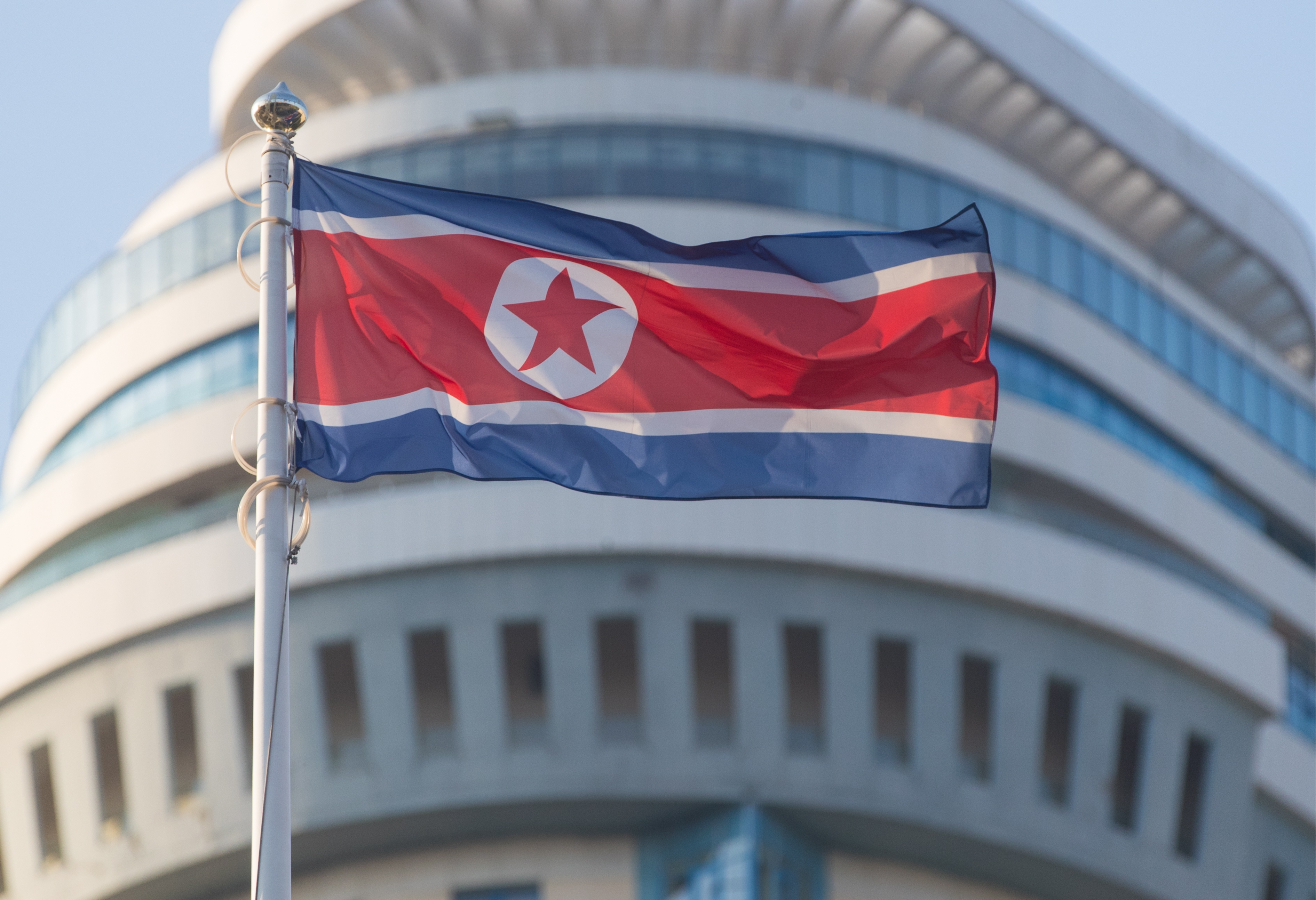 north korean flag