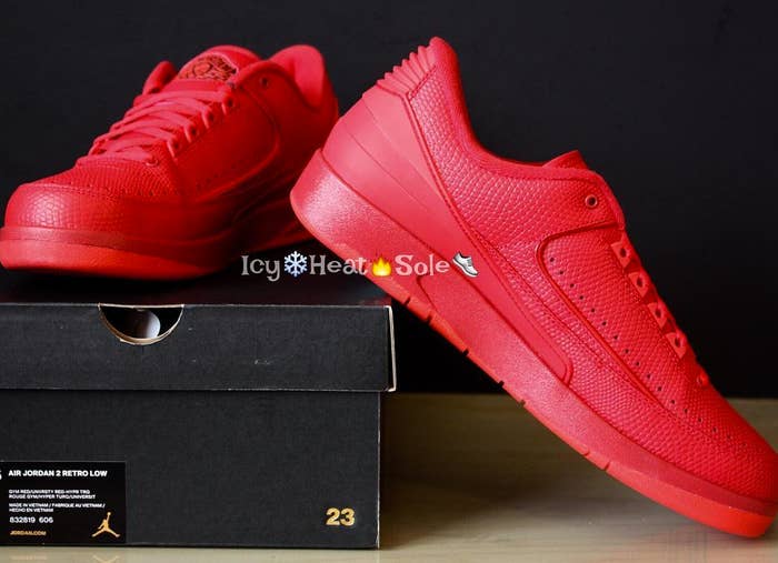 All Red Air Jordan 2 Lows Are Coming Complex