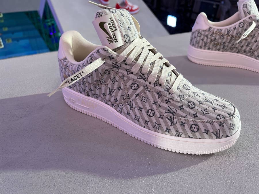 In Line at the Louis Vuitton and Nike “Air Force 1” Exhibition—All