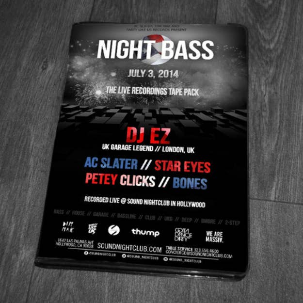 night bass july 2014 tape pack
