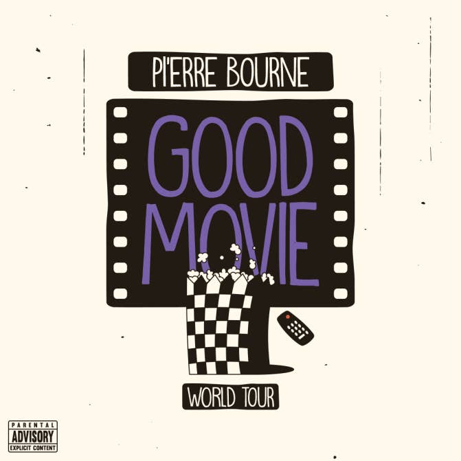 The cover art for Pi&#x27;erre Bourne&#x27;s new single &quot;Good Movie.&quot;