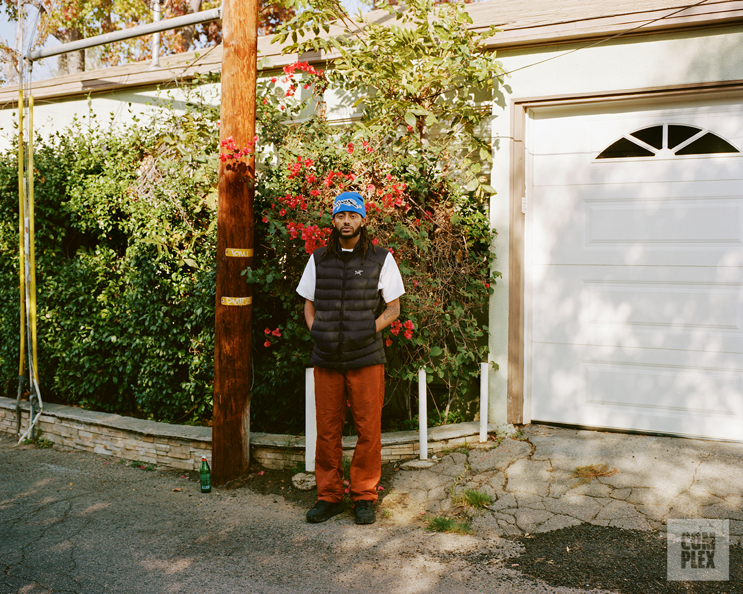 Aminé poses for his Complex interview