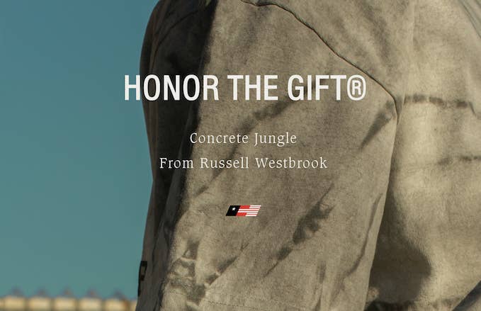 Russell Westbrook's Honor the Gift Brand Drops Its 'Concrete Jungle' Collection