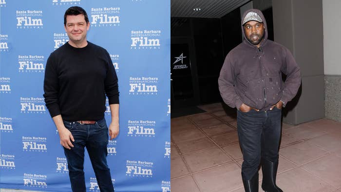 Director and writer Christopher Miller and Kanye West