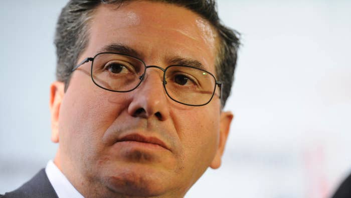 Dan Snyder takes part in a Washington Post Live discussion &#x27;Scoring Big: The Business of Sports.&#x27;