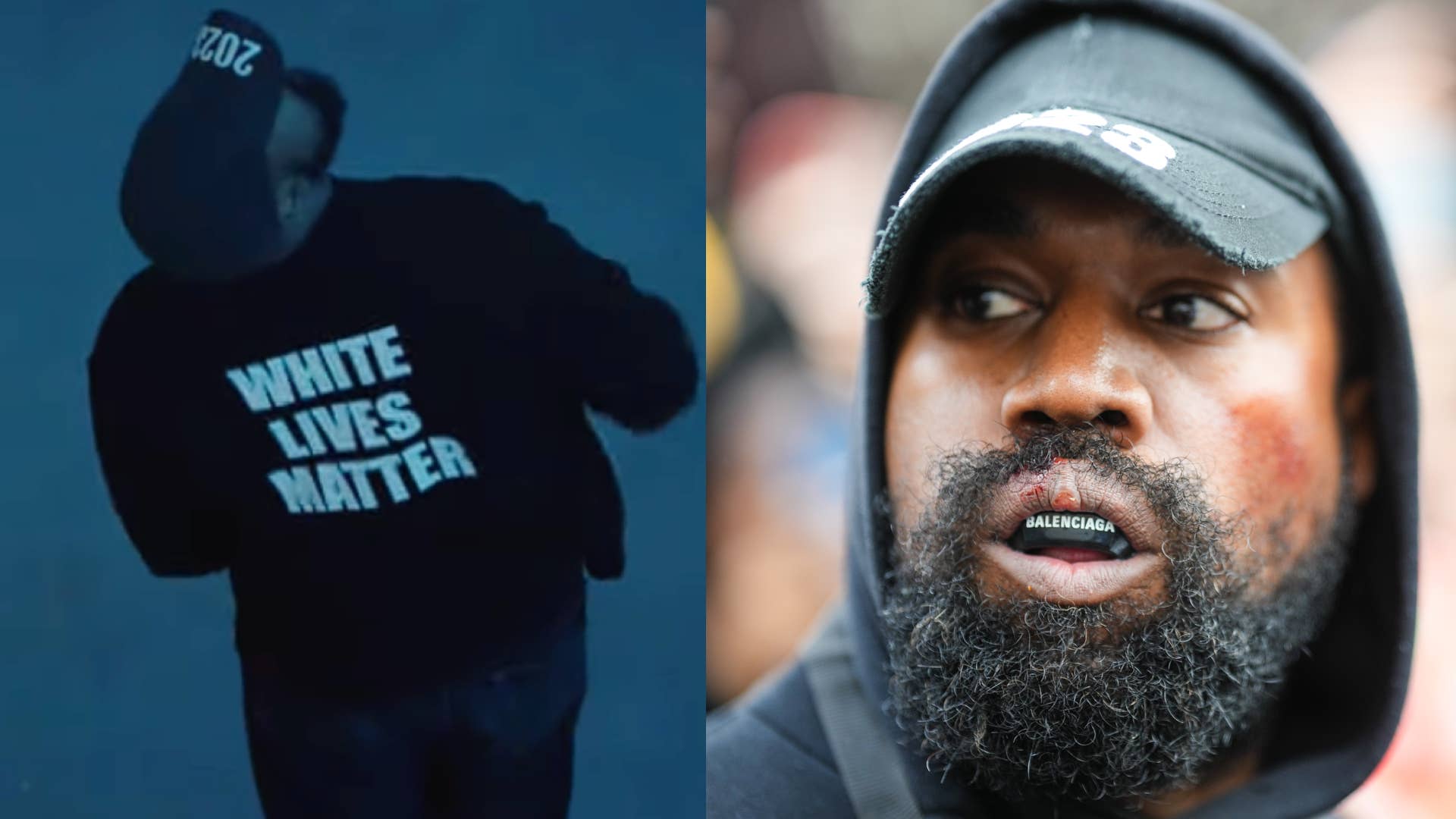 Kanye West Wears 'White Lives Matter' Shirt at His Yeezy Fashion Show