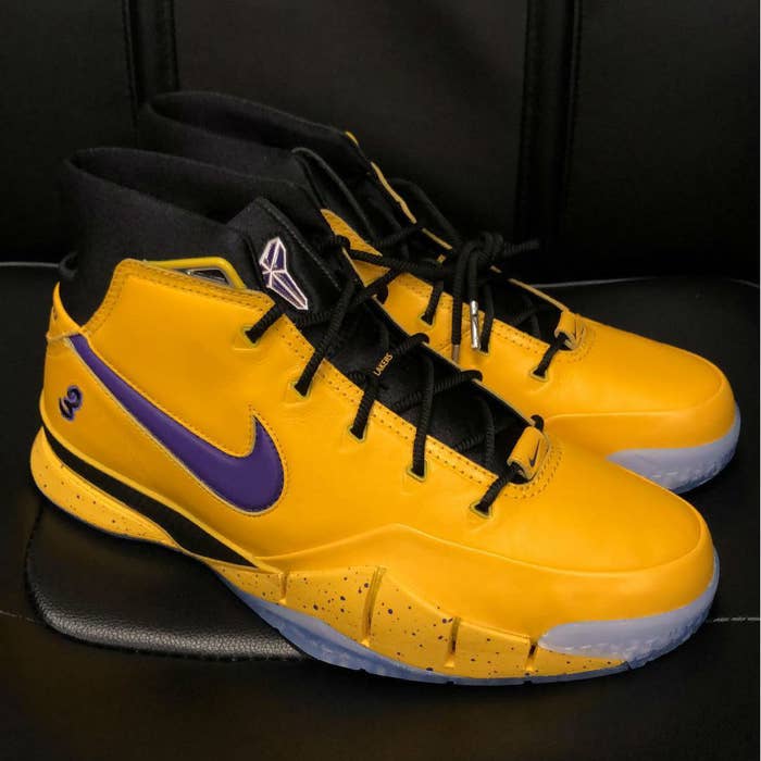 Isaiah Thomas Nike Zoom Kobe 1 Protro Lakers PE