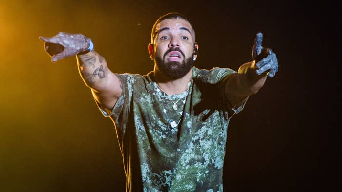 Drake performs surprise set on Day 1 of Wireless Festival 2021.