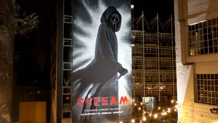 Scream interactive poster in Birmingham, England.