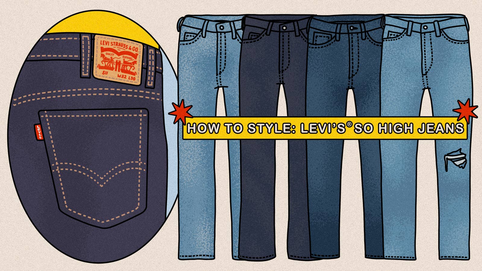 How to Style Levi&#x27;s® So High Jeans