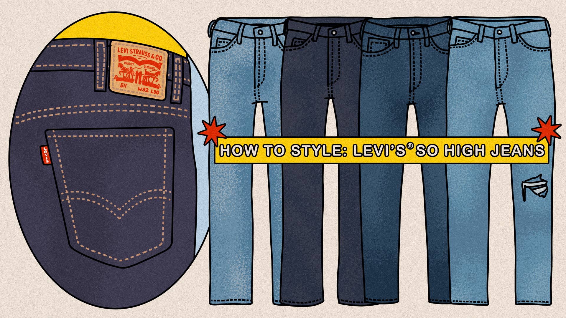 How to Style Levi's® So High Jeans
