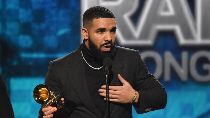 Drake receives award 2019 Grammys
