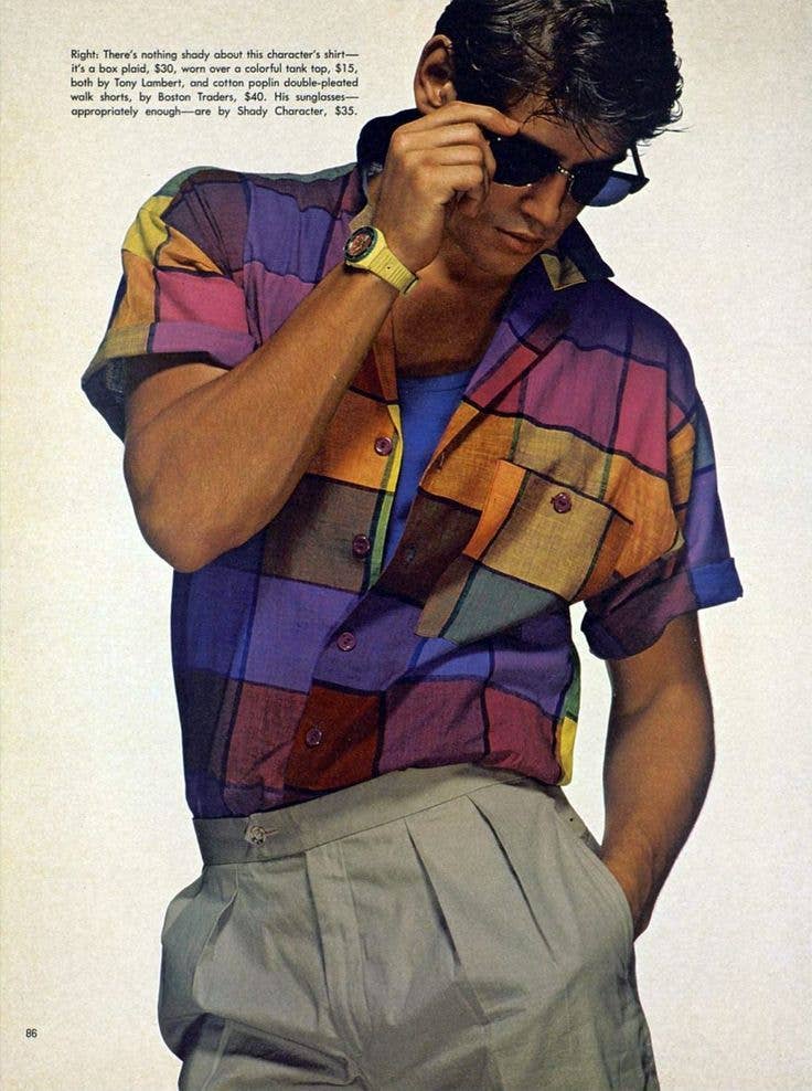 Back to the future, 80s fashion, 80s fashion men