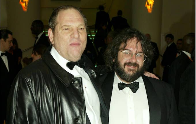 Harvey Weinstein and Peter Jackson