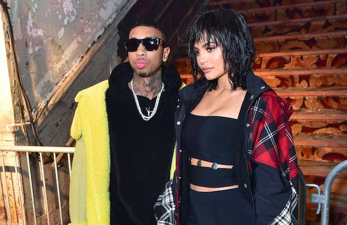 kylie jenner tyga hang out