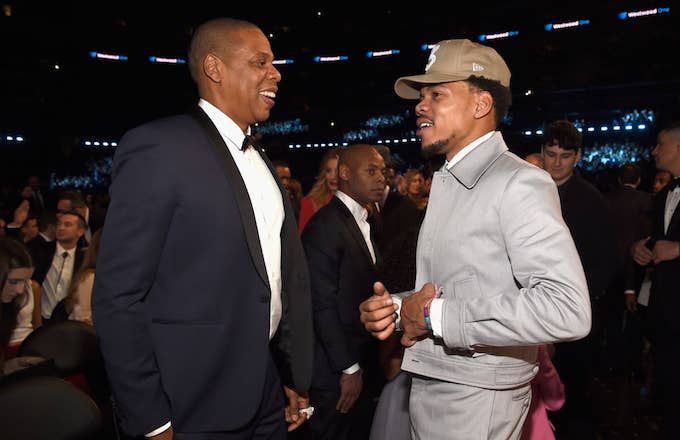 Jay Z and Chance the Rapper