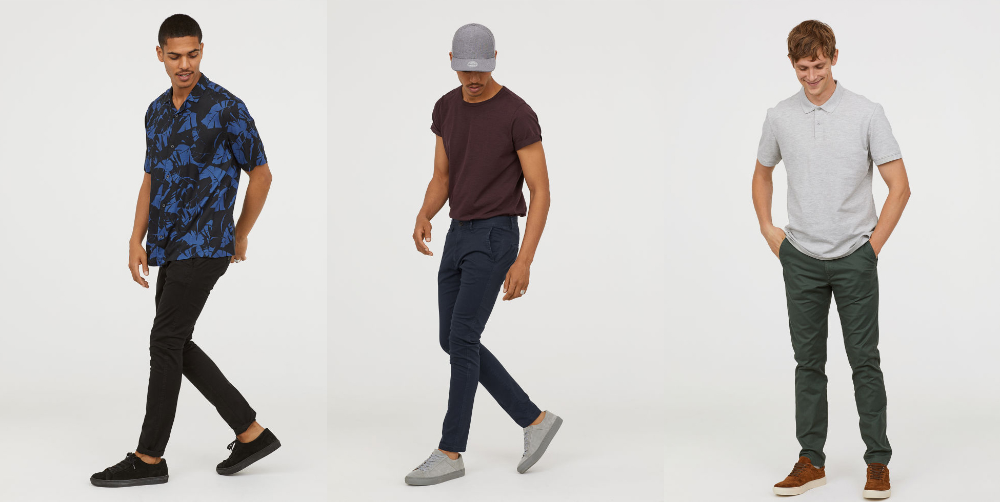 8 Fall Essentials Available at HM Right Now   Cotton Chinos Skinny Fit