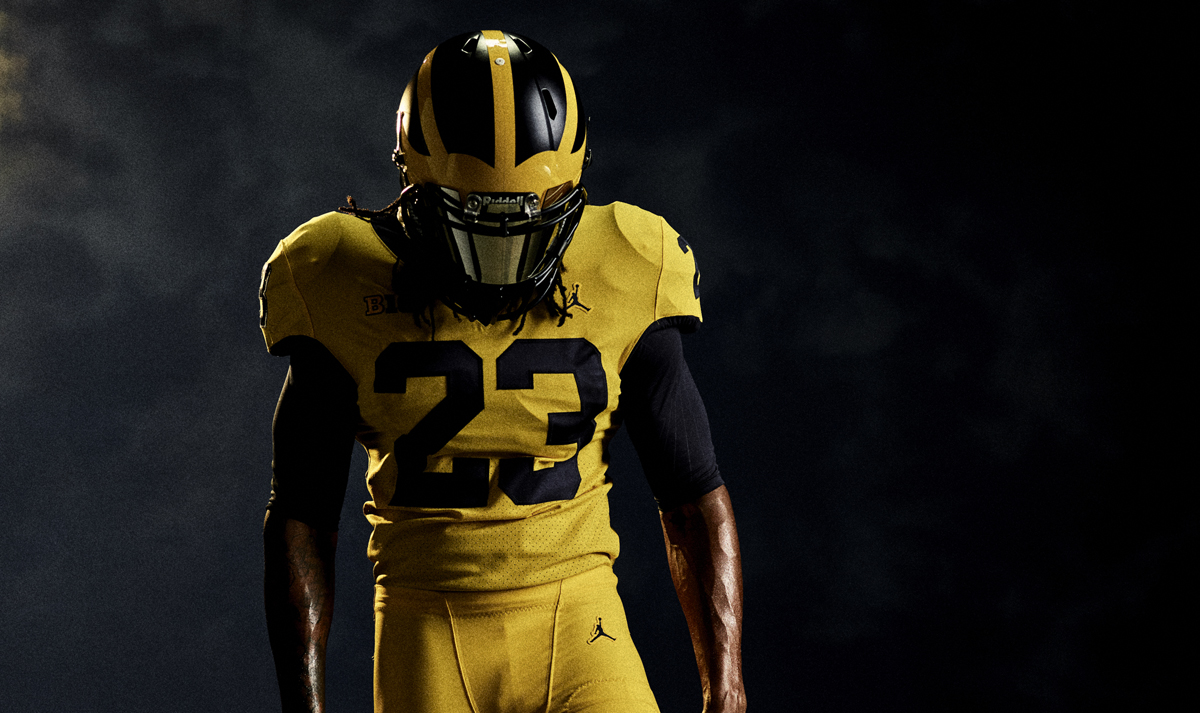 Michigan football 2025 jersey jordan