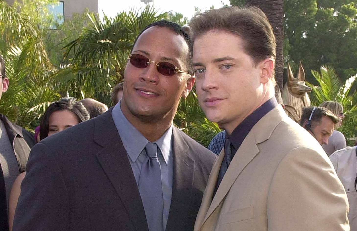 The Rock and Brendan Fraser together, the dynamic duo